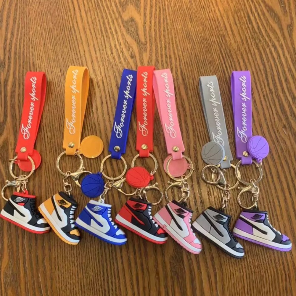Nike shoe keychain